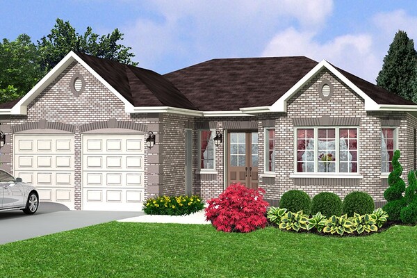 Charlemagne Estate A floor plan at Mill Pond by BGS Homes in Norwood, Ontario