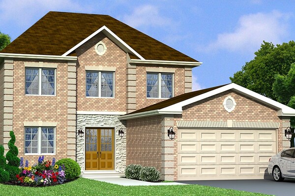 Nottingham Palace floor plan at Mill Pond by BGS Homes in Norwood, Ontario
