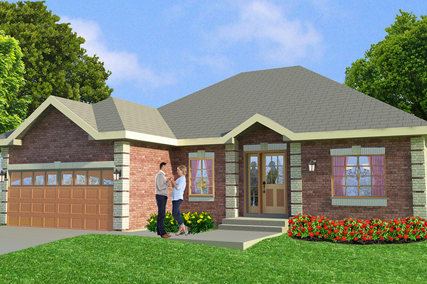 Eaton Estate floor plan at Oxford's Camelot by BGS Homes in Norwich, Ontario