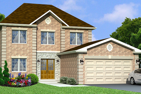 Nottingham Palace floor plan at Oxford's Camelot by BGS Homes in Norwich, Ontario