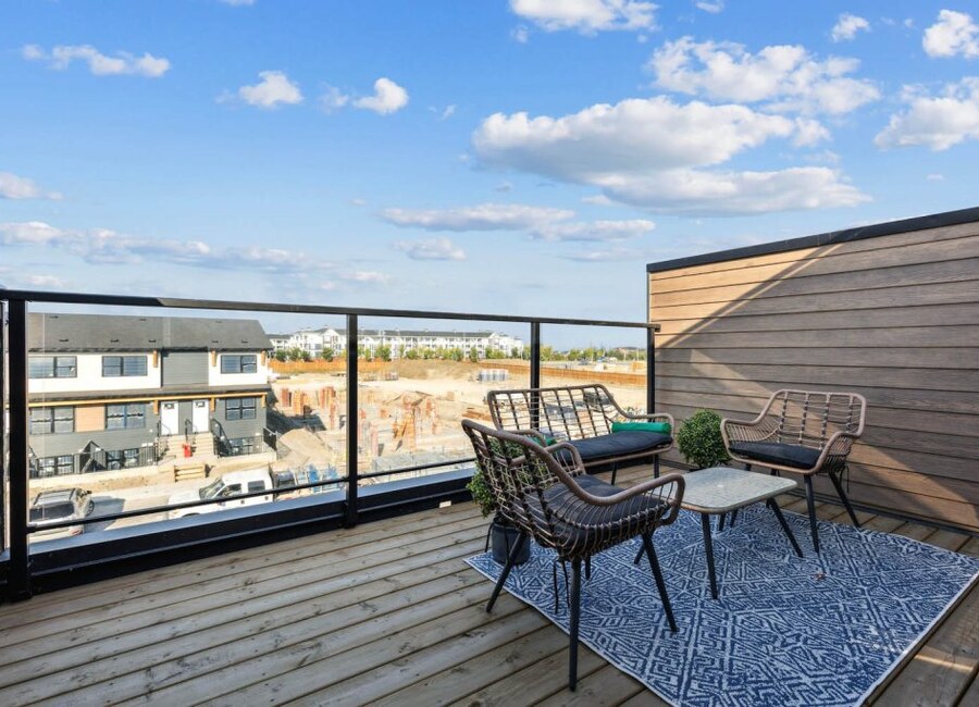 The Ambrosia with Rooftop Patio new home model plan at the ZEN Mahogany by Avalon Master Builder in Calgary