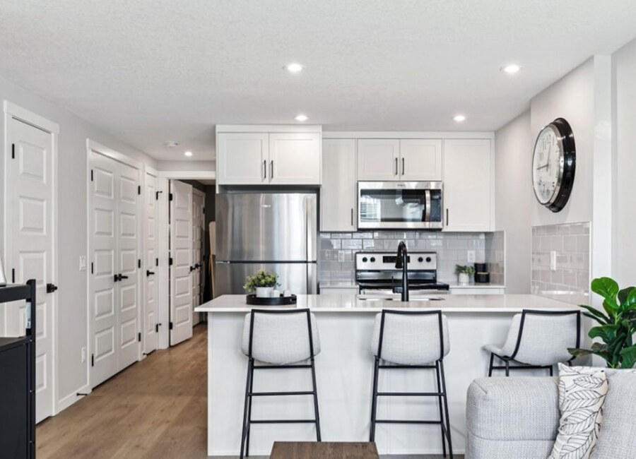 The Braeburn new home model plan at the ZEN Mahogany by Avalon Master Builder in Calgary