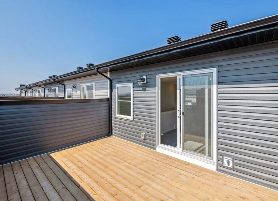 The Empire with Rooftop Patio new home model plan at the ZEN Mahogany by Avalon Master Builder in Calgary
