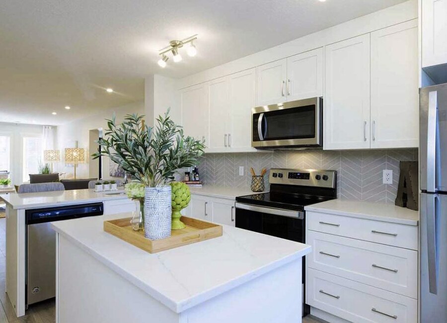 The Prima new home model plan at the ZEN Mahogany by Avalon Master Builder in Calgary