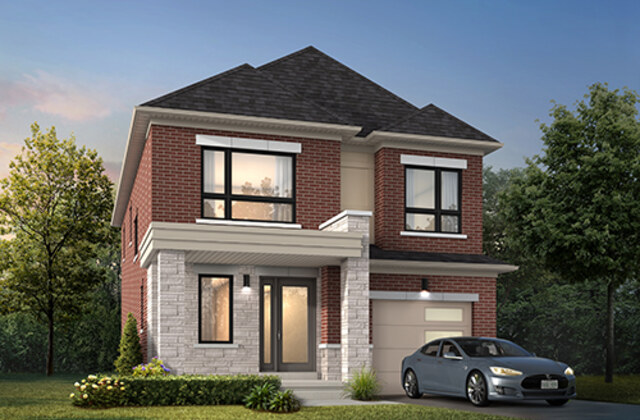 The The Tulip new home model plan at the Trafalgar Highlands by Coscorp in Oakville