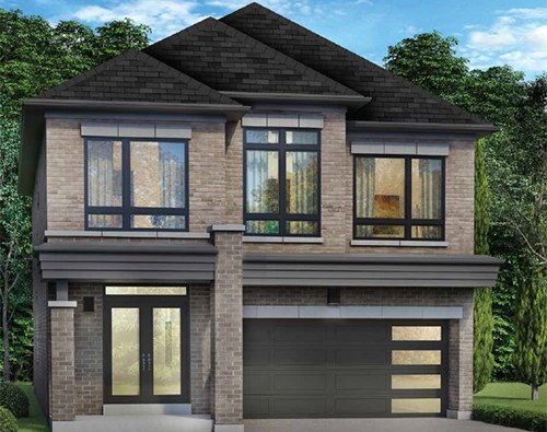 The PAVO new home model plan at the Seatonville by Fieldgate Homes in Pickering