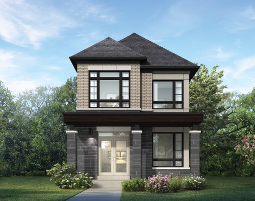 The VALESIDE new home model plan at the Unionville's Upper East Side by Fieldgate Homes in Unionville