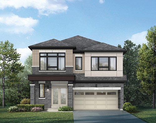 The DALESIDE new home model plan at the Unionville's Upper East Side by Fieldgate Homes in Unionville