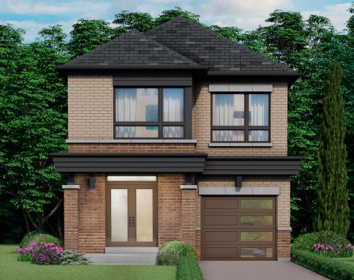 The THE LOCKLANDS new home model plan at the Valleylands of Sixteen Mile Creek by Fieldgate Homes in Milton