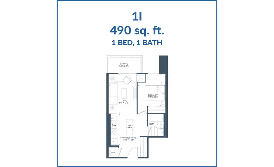 1I floor plan at The Highmark by Highmark in Pickering, Ontario