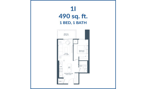The 1I new home model plan at the The Highmark by Highmark in Pickering