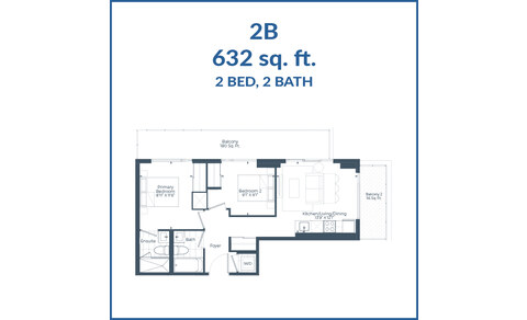 The 2B new home model plan at the The Highmark by Highmark in Pickering