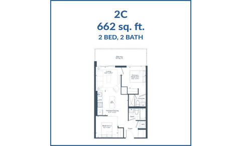 The 2C new home model plan at the The Highmark by Highmark in Pickering