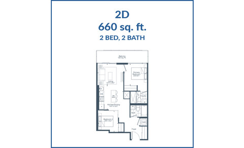 The 2D new home model plan at the The Highmark by Highmark in Pickering