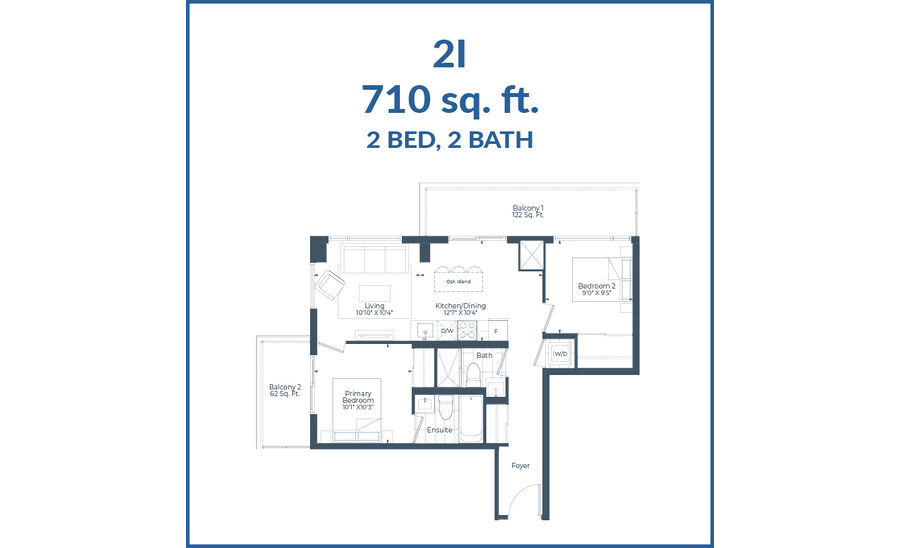 2I floor plan at The Highmark by Highmark in Pickering, Ontario