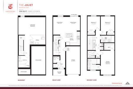 The The Juliet new home model plan at the Coventry (FP) by Forest Park Homes in Stratford