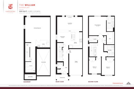 The The William new home model plan at the Coventry (FP) by Forest Park Homes in Stratford