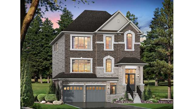 The The Barnard new home model plan at the Castles of Caledon (Mk) by Mosaik Homes in Caledon