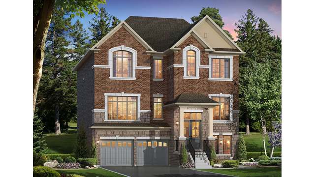The The Edinburgh new home model plan at the Castles of Caledon (Mk) by Mosaik Homes in Caledon