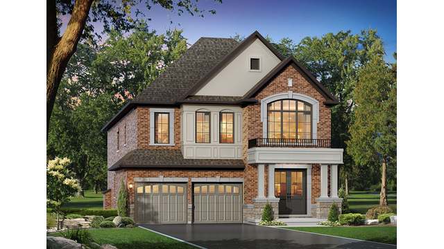 The The Highclere new home model plan at the Castles of Caledon (Mk) by Mosaik Homes in Caledon