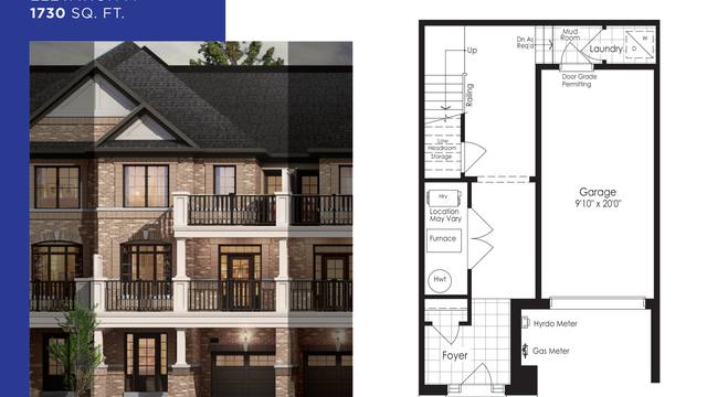 The Muskoka 2 new home model plan at the Lakewynds by Mosaik Homes in Innisfil