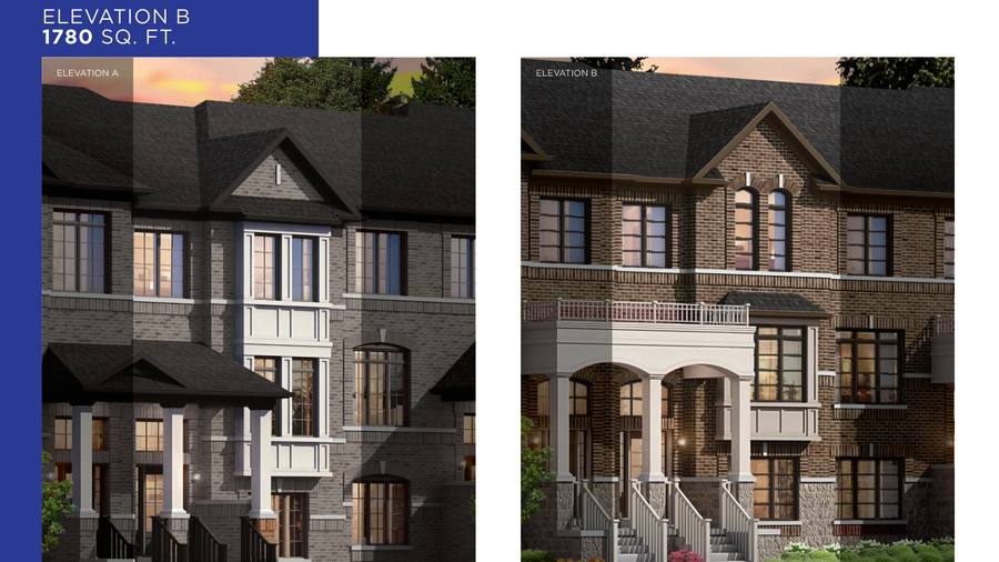 Rosseau 1 floor plan at Lakewynds by Mosaik Homes in Innisfil, ON