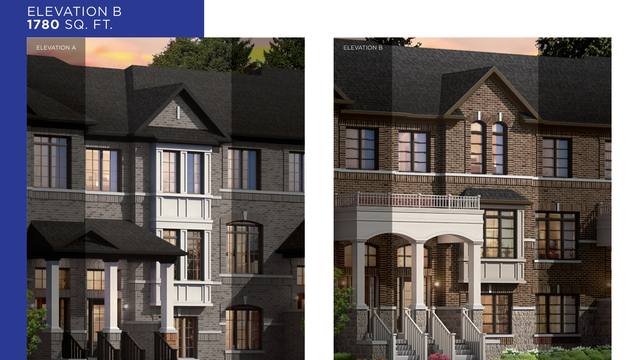 The Rosseau 1 new home model plan at the Lakewynds by Mosaik Homes in Innisfil
