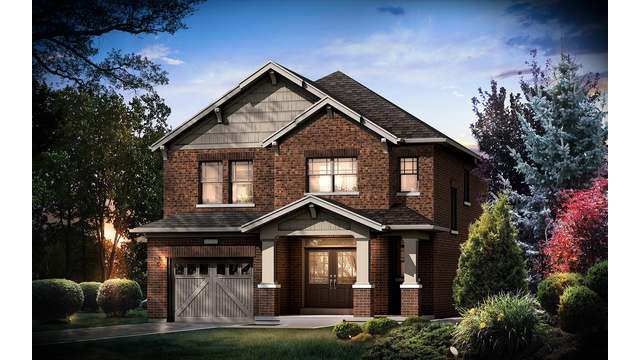 The Acton floor plan at Sharon Village (Mk) by Mosaik Homes in East Gwillimbury, ON