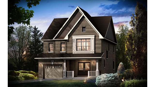 The Birkshire floor plan at Sharon Village (Mk) by Mosaik Homes in East Gwillimbury, ON