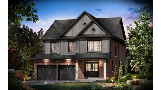 The Carlisle floor plan at Sharon Village (Mk) by Mosaik Homes in East Gwillimbury, ON