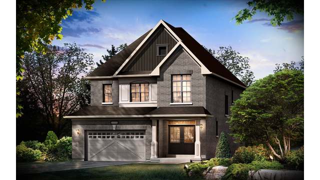 The Devon floor plan at Sharon Village (Mk) by Mosaik Homes in East Gwillimbury, ON