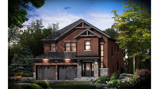 The Lancaster floor plan at Sharon Village (Mk) by Mosaik Homes in East Gwillimbury, ON