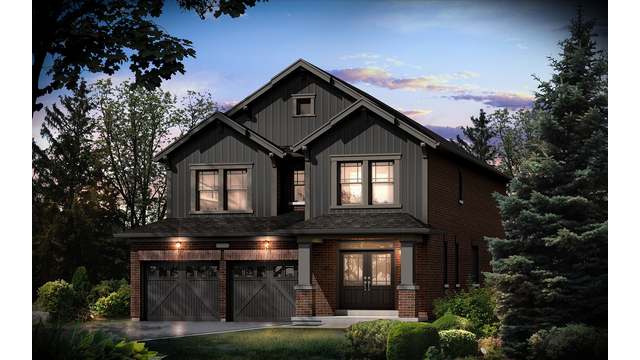 The Manchester floor plan at Sharon Village (Mk) by Mosaik Homes in East Gwillimbury, ON