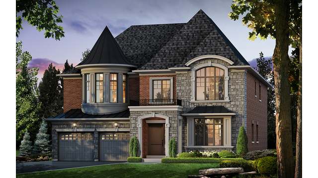 The The Brookhaven new home model plan at the The View on Pine Valley by Mosaik Homes in Vaughan