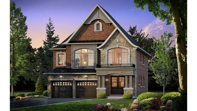 The The Cromwell new home model plan at the The View on Pine Valley by Mosaik Homes in Vaughan