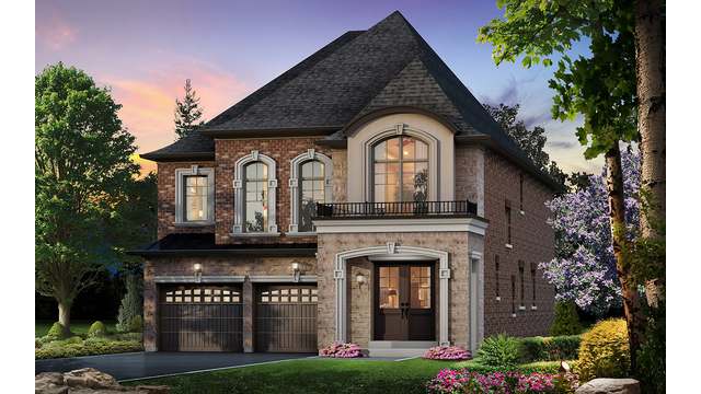 The The Eaglewood new home model plan at the The View on Pine Valley by Mosaik Homes in Vaughan