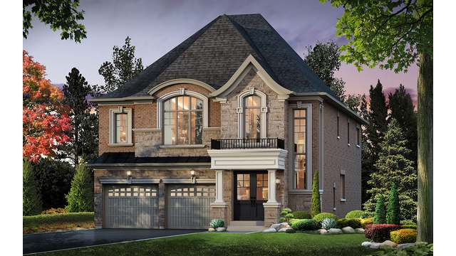 The The Fenton new home model plan at the The View on Pine Valley by Mosaik Homes in Vaughan