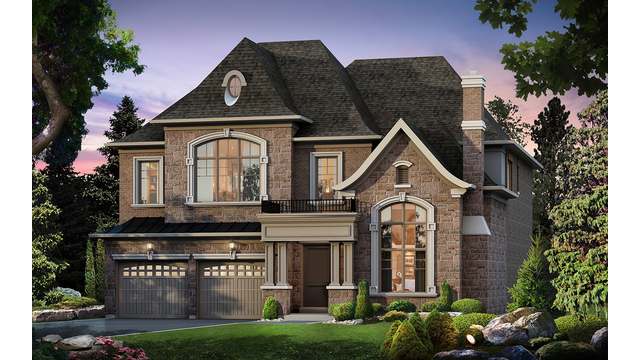 The The Holland new home model plan at the The View on Pine Valley by Mosaik Homes in Vaughan