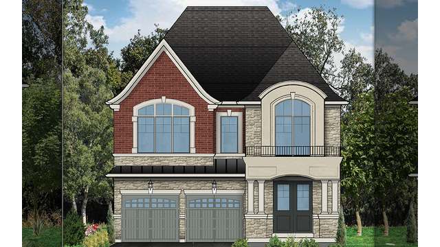 The The Kingsdown new home model plan at the The View on Pine Valley by Mosaik Homes in Vaughan