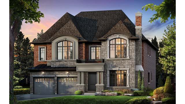 The The Norwood new home model plan at the The View on Pine Valley by Mosaik Homes in Vaughan