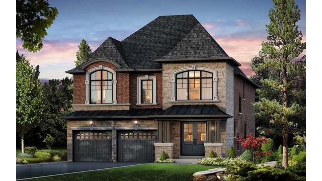 The The Sterling new home model plan at the The View on Pine Valley by Mosaik Homes in Vaughan