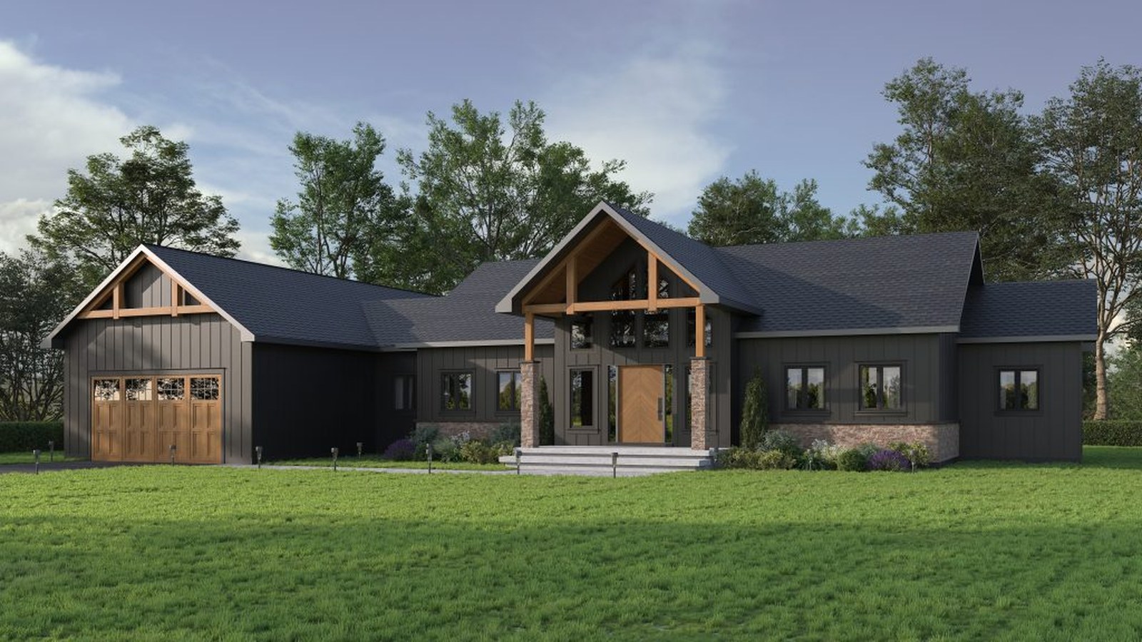The LeClaire floor plan at Granite Village by Neilcorp Homes in Calabogie, Ontario