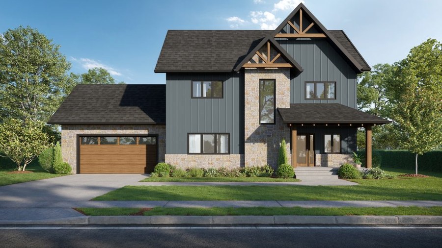 The The Middlebranch new home model plan at the Granite Village by Neilcorp Homes in Calabogie