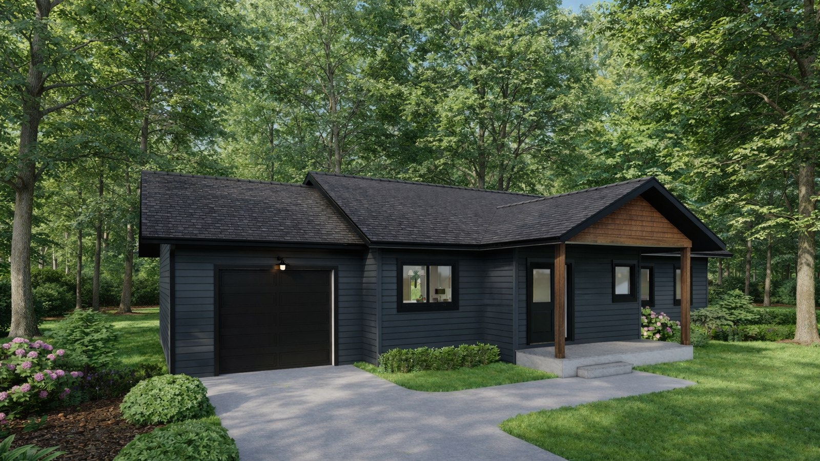 The Partridge floor plan at Granite Village by Neilcorp Homes in Calabogie, Ontario
