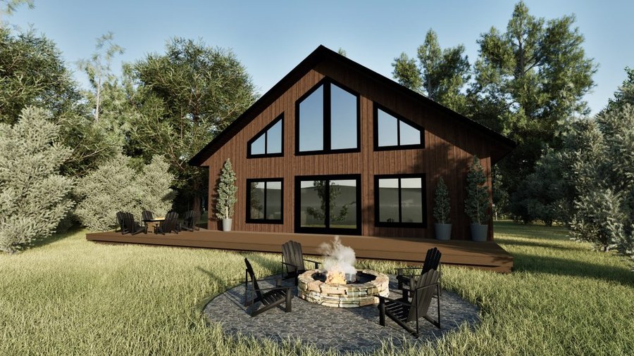 The The Webber new home model plan at the Granite Village by Neilcorp Homes in Calabogie