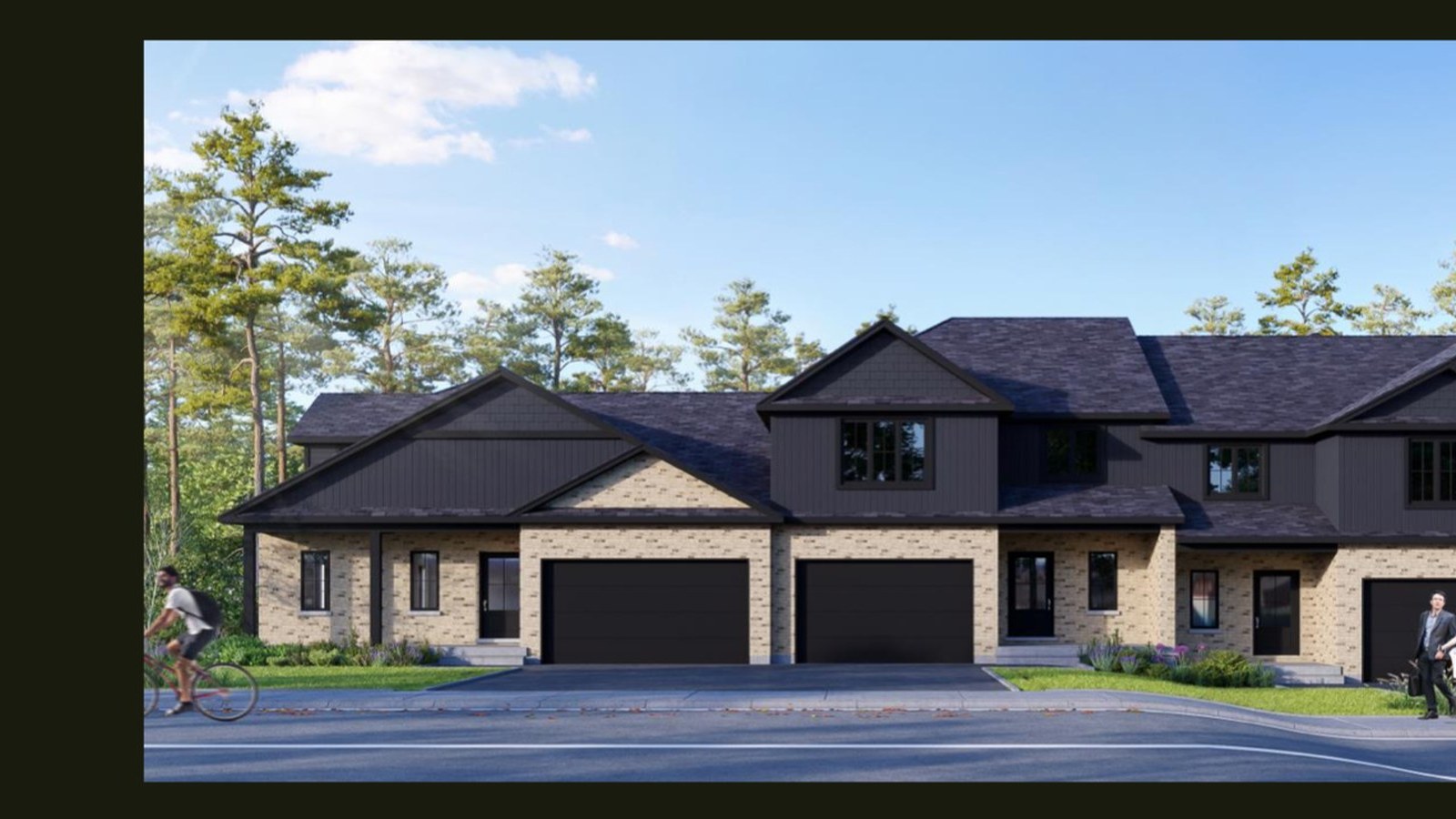 Interior Town Unit floor plan at West Woods Estates by O'Malley Homes in Listowel, Ontario