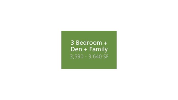 The Forest's Edge 2 Bed + Den + Family new home model plan at the Evelyn by Onni Group in West Vancouver