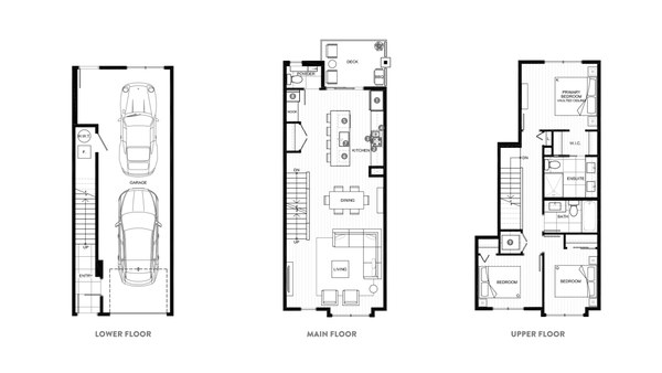 The Plan C3 new home model plan at the Nature's Walk by Onni Group in Pitt Meadows