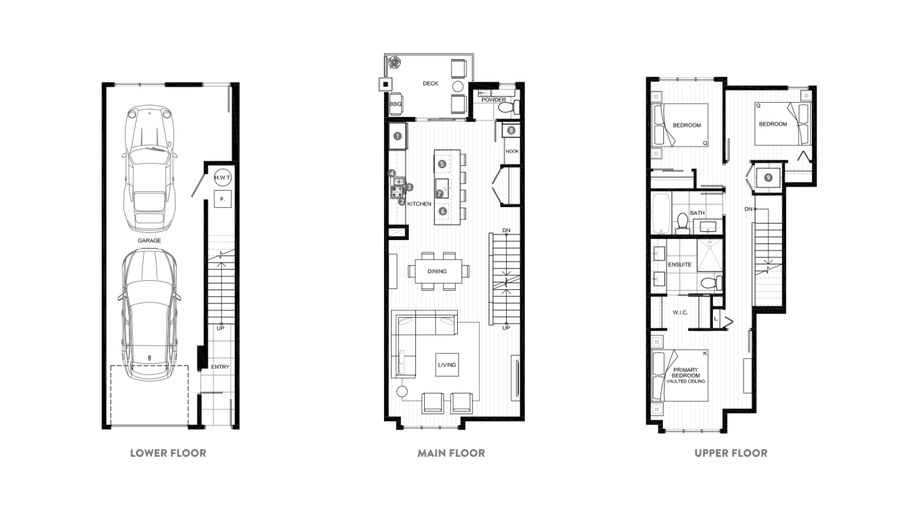 Plan C4 floor plan at Nature's Walk by Onni Group in Pitt Meadows, British Columbia
