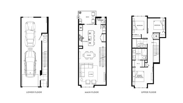 The Plan C4 new home model plan at the Nature's Walk by Onni Group in Pitt Meadows
